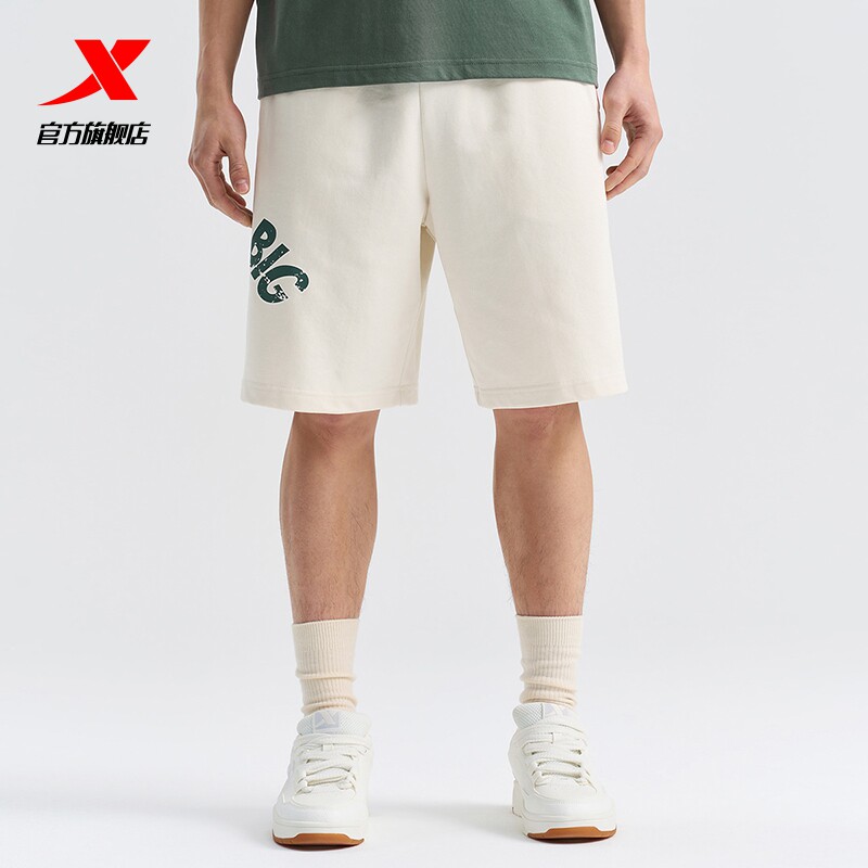 特步短裤男夏季篮球文化短裤时尚潮流男子运动短裤975229600