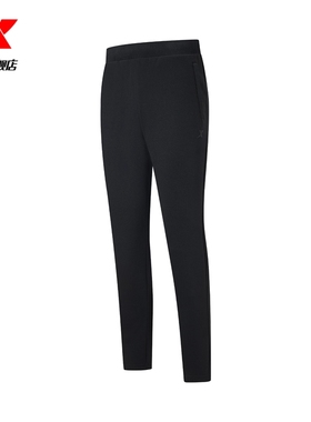 特步运动裤女士秋季新款时尚综训针织运动长裤女976328630072