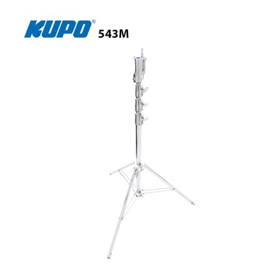 KUPO 543M铁制中型影视方管灯架 升高420cm承重40kg 可调水平脚架