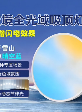 智能动态吸顶灯网红天境简约灯