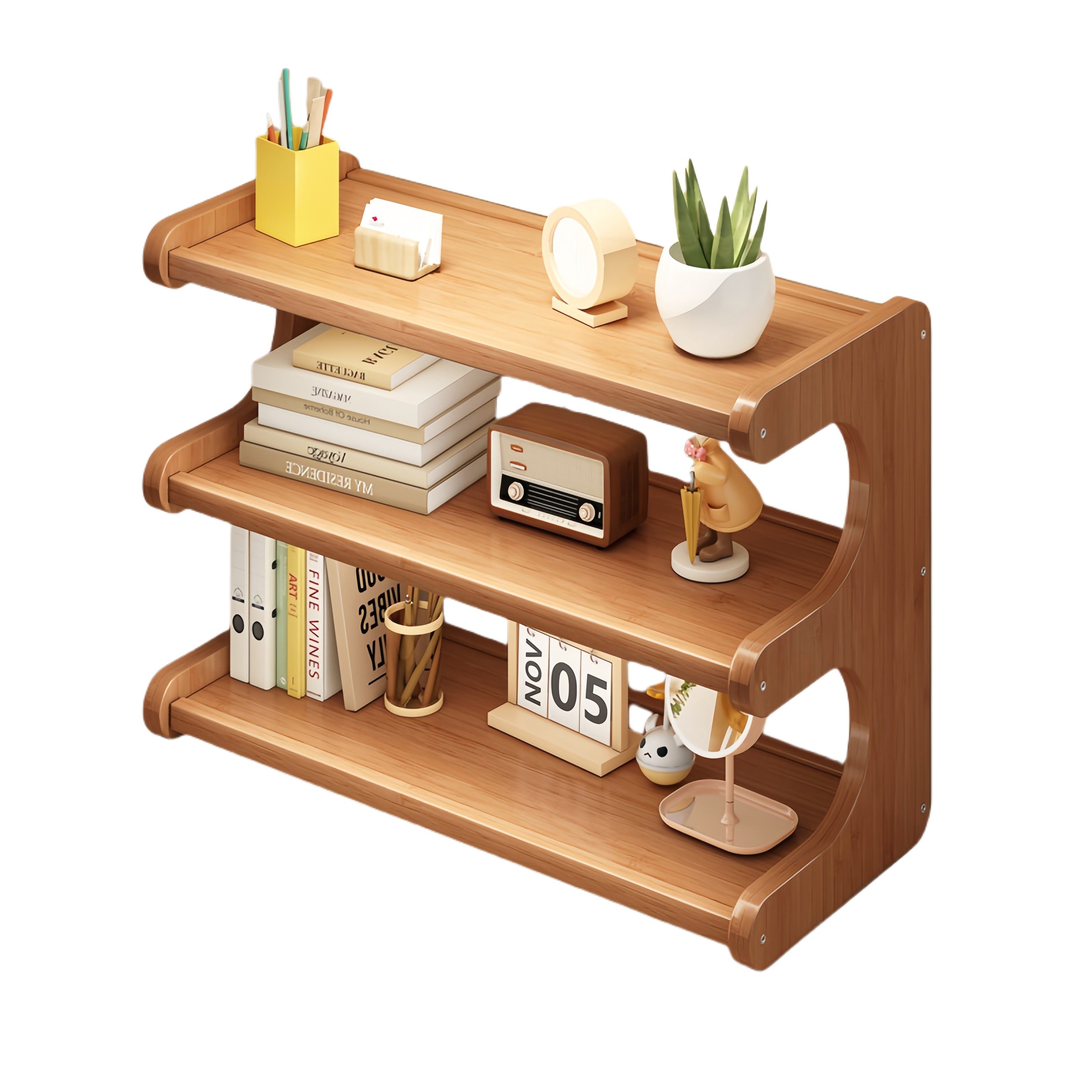 桌面置物架桌上收纳架多层书架小层架搁板木架子工位改造整理神器,收纳整理,书桌收纳置物架,淘宝优惠券,粉丝福利购,淘宝优惠卷