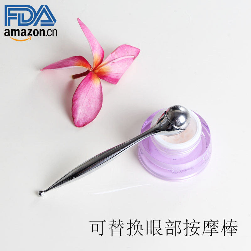 滚动按摩勺面霜导入棒眼霜棒眼部按摩仪挖勺眼部按摩仪