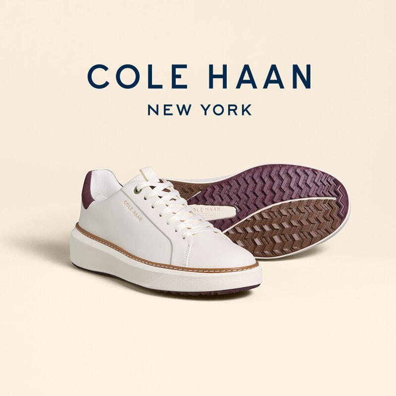 Cole Haan/歌涵秋冬新品女鞋时尚休闲鞋小白鞋轻便板鞋W37613