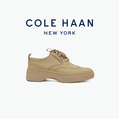 Cole Haan/歌涵 厚底女鞋牛津鞋 皮革鞋面时尚休闲皮鞋女W34243