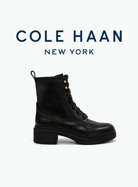 Cole Haan/歌涵 26新款女士时装靴中筒 切尔西靴子女W33736