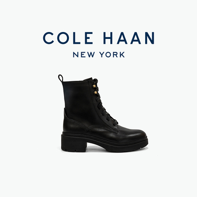 Cole Haan/歌涵 新款女士时装靴中筒 切尔西靴子女W33736