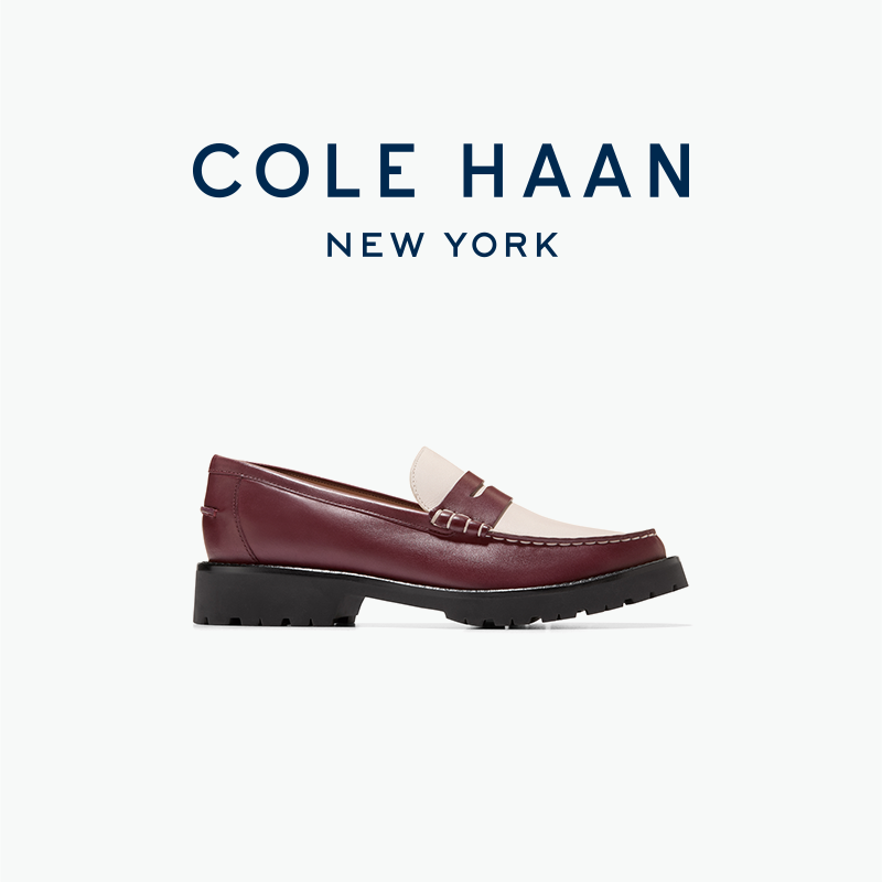 Cole Haan/歌涵 女士乐福鞋 25新款皮革一脚蹬小皮鞋单鞋W34281