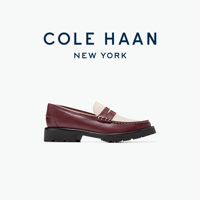 Cole Haan/歌涵 女士乐福鞋 新款皮革一脚蹬小皮鞋单鞋W34281