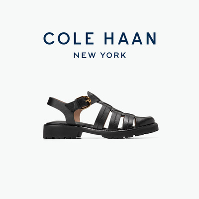 Cole Haan新款罗马凉鞋女透气通勤时尚舒适休闲平底鞋W33004
