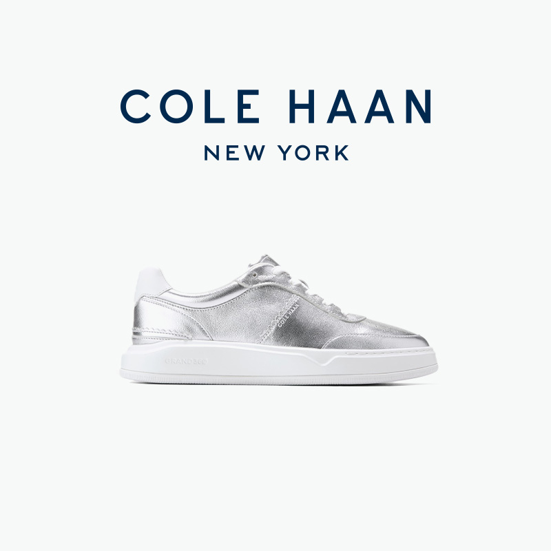 Cole Haan/歌涵 女鞋休闲鞋 牛皮革鞋面板鞋休闲小白鞋 W31799