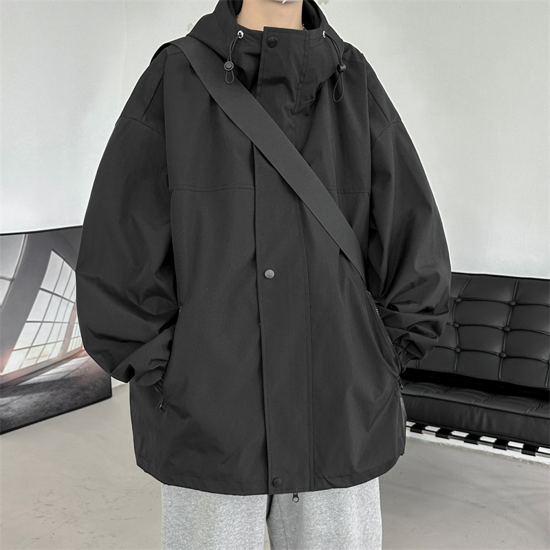 美式机能冲锋衣春秋宽松