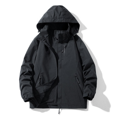 nasa冲锋衣男女同款秋冬季三合一户外防风情侣登山服外套抓绒薄款