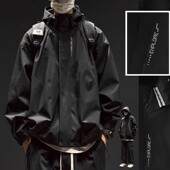 NASA联名黑武士机能风冲锋衣男秋季 暴雨级防水外套户外登山服 新款