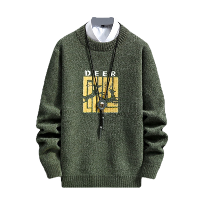 男士毛衣春秋加肥加大款保暖针织上衣服修身休闲雪尼尔内搭打底衫