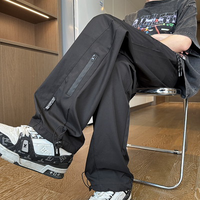 三防软壳冲锋裤男款夏季防水速干工装裤户外登山黑武士冲锋衣套装