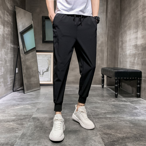 夏季薄款修身韩版潮流坠感西裤