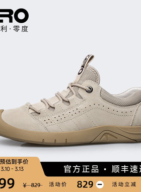 户外旅游|ZRO零度男鞋春季旅游真皮休闲工装登山鞋耐磨运动徒步鞋