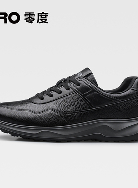 【波力回弹缓震】ZRO零度运动休闲鞋25秋季新款黑色百搭厚底男鞋