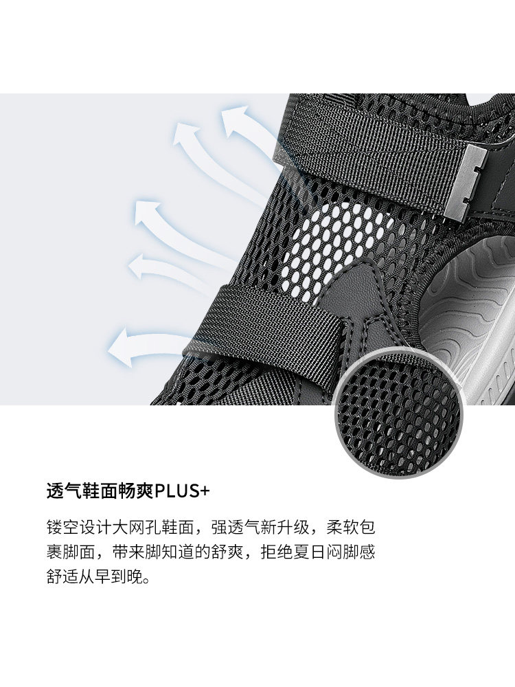 ZRO ZERO 남성용 BAOTOU 샌들 여름 새 메쉬 통기성 경량 야외 캐주얼 트렌디 비치 신발 남성용