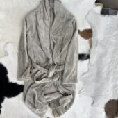 TEX 北欧订单 OEKO 纺织环保认证法兰绒再生纤维情侣睡衣睡袍外套