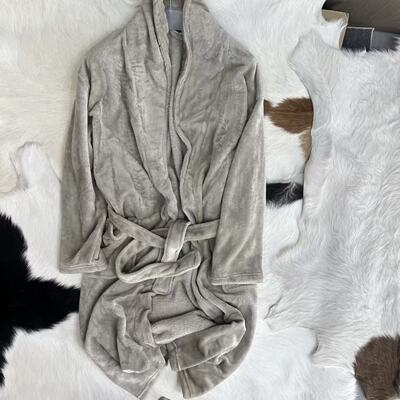 北欧订单 OEKO-TEX 纺织环保认证法兰绒再生纤维情侣睡衣睡袍外套