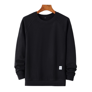 冬季加绒卫衣男大码加厚保暖宽松加肥加大胖子男装德绒打底衫厚款