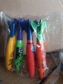 趣味学游泳鱼雷潜水游泳教具四个鱼雷 游泳零基础学游泳玩具