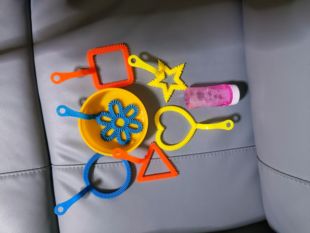 幼儿园吹泡泡工具科学活动课爱心五角星多孔形状玩泡泡学生泡泡水