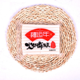 禧运年 切片年糕400*5袋 共2000g传统年糕打籽针榨饼柴草拇指卡