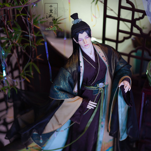 紫幽阁【千里江山图】重置 BJD娃娃 古风 娃衣 叔体 77叔 特四