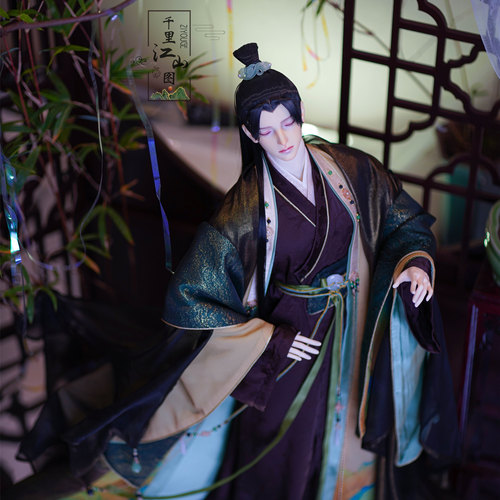 紫幽阁【千里江山图】重置 BJD娃娃 古风 娃衣 叔体  77叔 特四