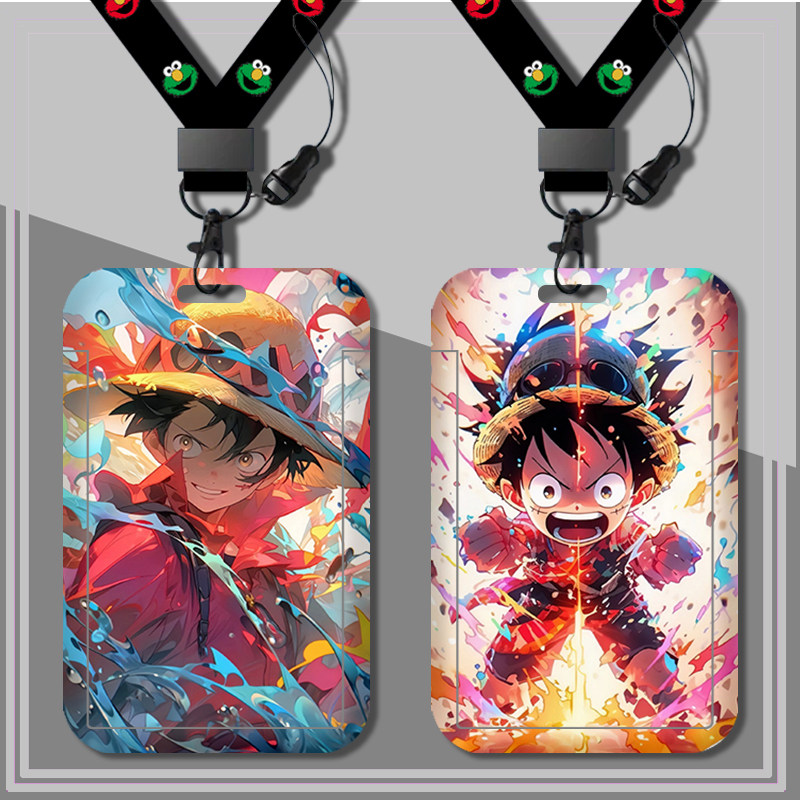 新款海贼王周边卡套学生饭卡定制公交卡工厂工牌保护套工作证套