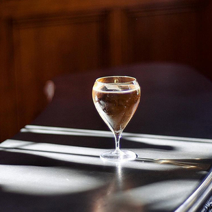 香槟杯果汁杯ins鸡尾酒矮腿红酒杯 say水滴玻璃杯 酒吧时光 Camus