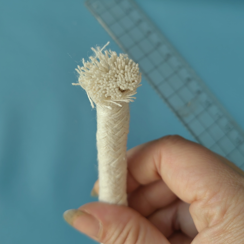 酒精灯环保油灯炉灯芯全棉紧密实心加粗灯芯10-12 毫米粗10米一袋