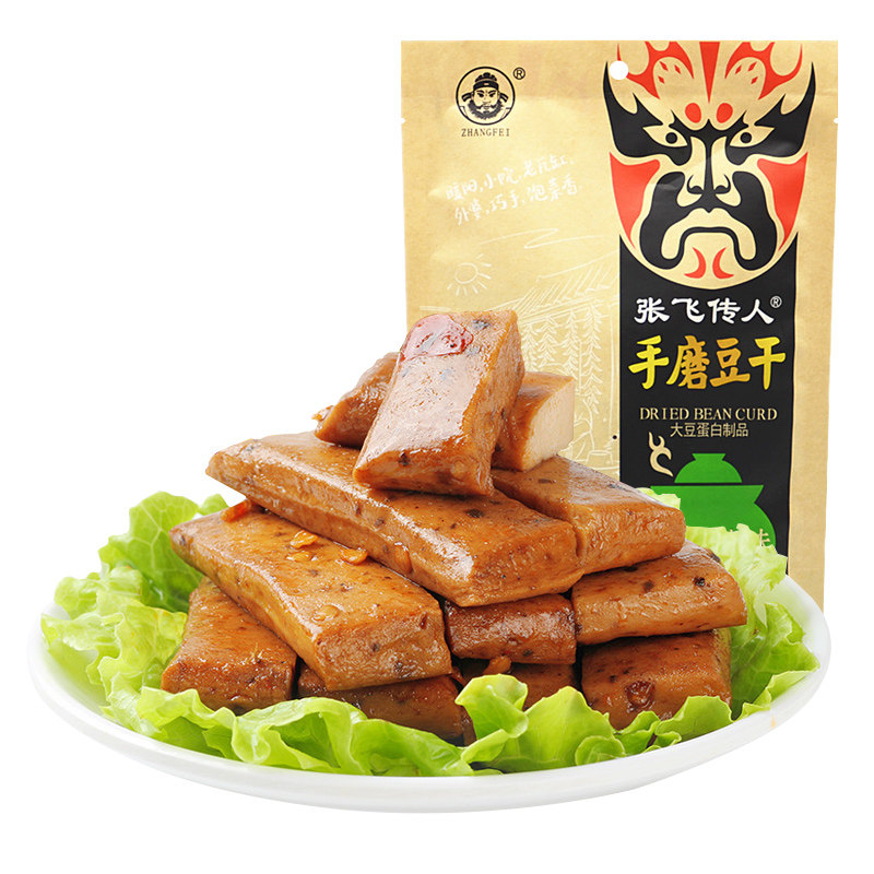 四川特产张飞传人188g豆腐干什锦小零食小吃小包装豆腐干休闲食品