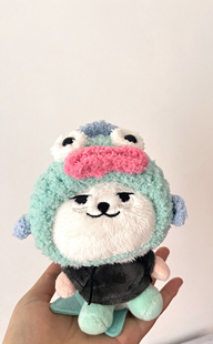 TXT崔秀彬同款崔勇萌黄春爱心头巾衣PPULBATU崔勇猛角巴兔娃衣