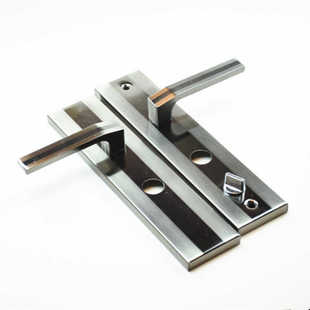 老式 222孔距13型门外固定把手单活普通面板通用 防盗门入户门拉手