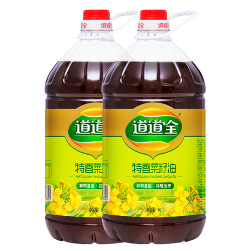 道道全特香菜籽油物理压榨食用油