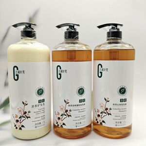 古澜轩秀茶花浓香止痒洗发露水留香清爽蓬松山茶籽大容量护发素