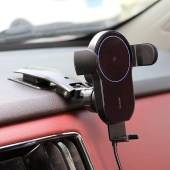 车载手机导航支架仪表台粘帖式 无线充电器快冲适用于苹果小米华为