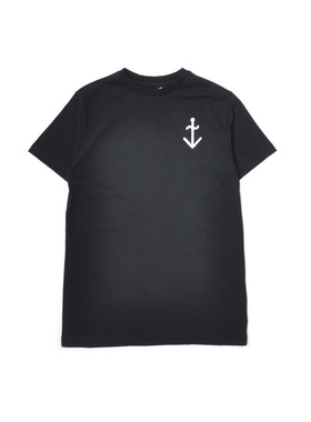 葡萄牙LA PAZ DANTAS T纯棉海军锚短袖T黑色