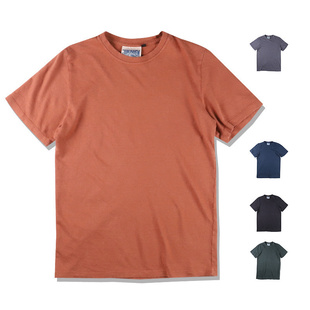 美国Jungmaven Baja棉麻凉快透气吸汗7oz潮牌休闲圆领柔软短T恤