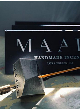 美国香氛品牌MAAPS Boulder不规则金属香插座黑色