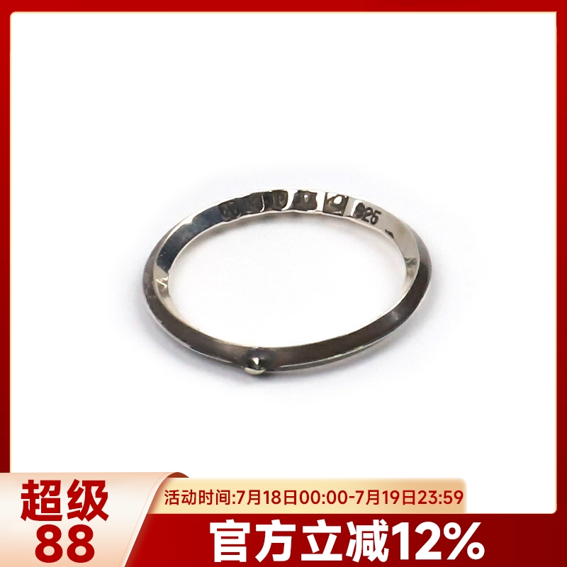 日本金蜡仿旧细款特色戒指黑色