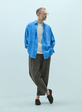 日本Still By Hand 抗皱锥形剪裁休闲长裤 PT06261