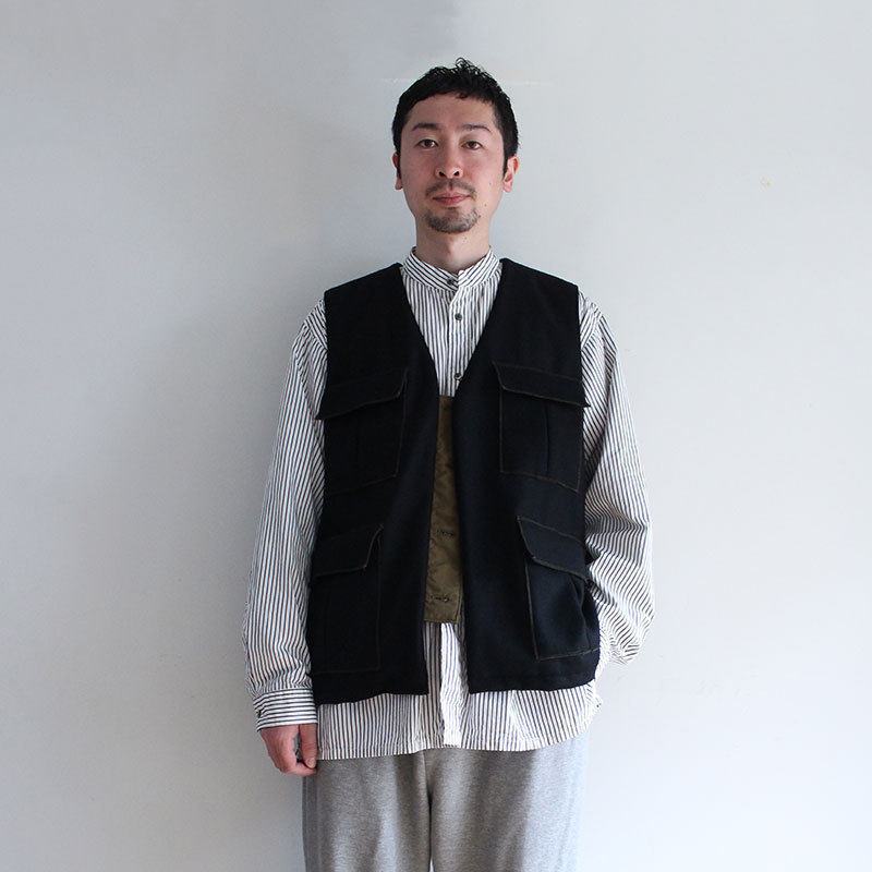 日本CATTA军工装服奥地利羊毛尼龙内里缝线多口袋保暖马甲背心,男装,常规马甲,淘宝优惠券,粉丝福利购,淘宝优惠卷