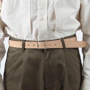 日本Still 牛皮皮带 Hand义大利Pueblo皮革或手工皮革宽版