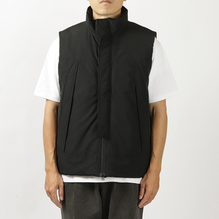 日本Audience Sorona杜邦可调抽绳中绵防雨防风保暖工装背心马甲