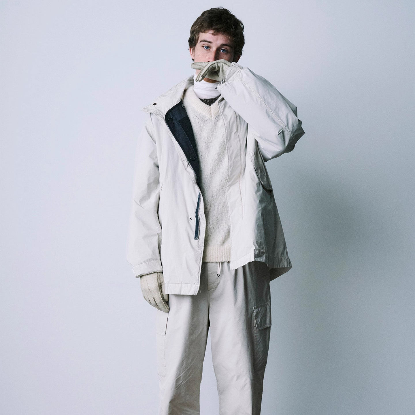 防泼水短版双层可拆M-65外套