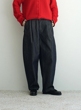 日本Still By Hand 女版锥形赤耳水洗牛仔裤 DN01253WM